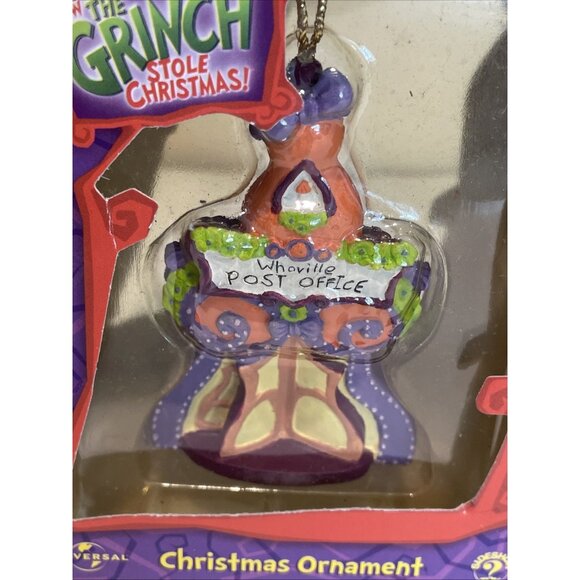 The Grinch Who Stole Christmas Whoville Post Office Ornament New in Box - Picture 2 of 8